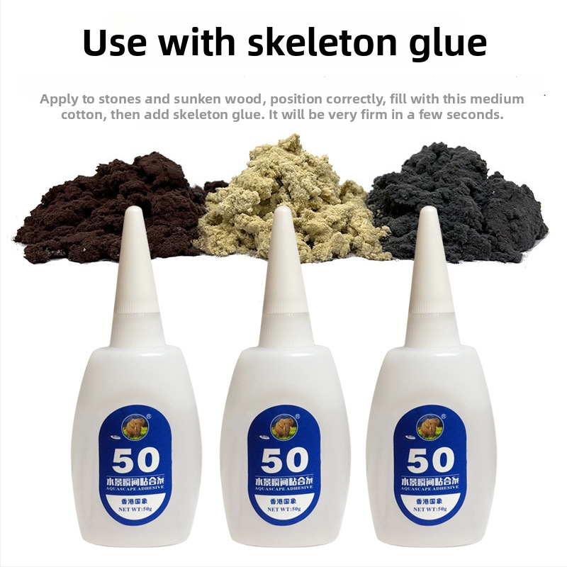 Σετ ενυδρείου για τοπίο: βιοχημικό βαμβάκι, σκελετός διακοσμητικής πέτρας, κόλλα, λίθος Blue Dragon, βυθισμένο ξύλο; βάρος 150 g; προέλευση Γκουανγκντόνγκ.