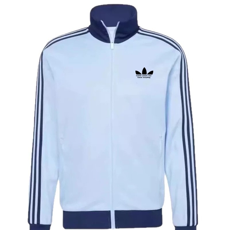 Uniszex pamut állógalléros dzseki, hosszú ujjú, őszi viselet