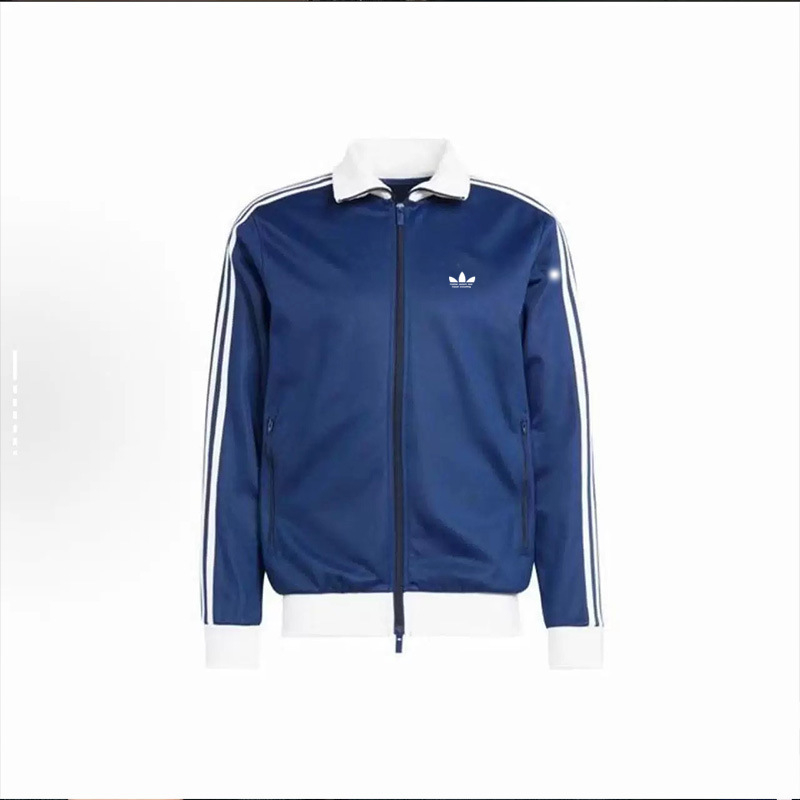 Uniszex pamut állógalléros dzseki, hosszú ujjú, őszi viselet