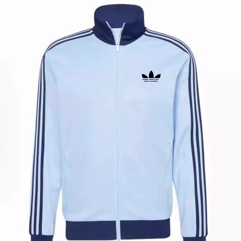 Uniszex pamut állógalléros dzseki, hosszú ujjú, őszi viselet