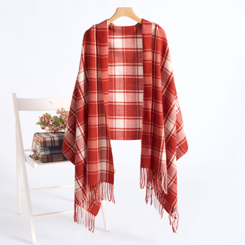 Šal od imitacijskog kašmira, warp knitting tehnika, održava toplinu, jesen