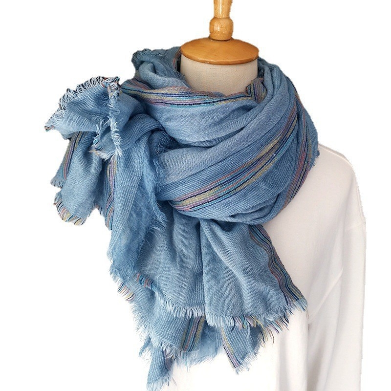 Шал от акрил и имитационен кашмир, плоско тъкане, топъл, марка Rulan Spinning