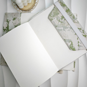 Husă A5 pentru notebook cu broderie pe pânză, reglabilă — Brand: Qiu ling; Material: Pânză; Producător: Qiu ling.