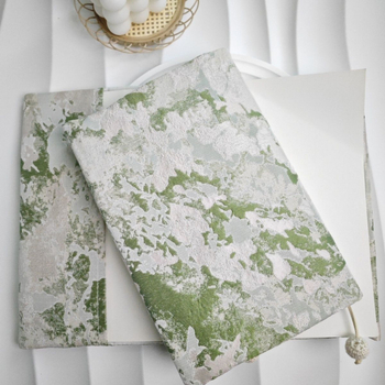 Husă A5 pentru notebook cu broderie pe pânză, reglabilă — Brand: Qiu ling; Material: Pânză; Producător: Qiu ling.