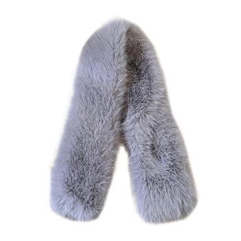 Кръстосан шал за врата от изкуствена козина Rex заек – корейски стил, зимна топлина, плоска тъкан