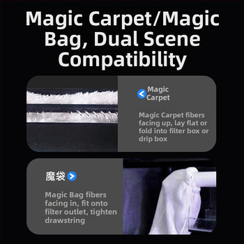 Τσάντα φιλτραρίσματος ενυδρείου – βαμβακερό υλικό, Honeycomb φίλτρο μέσο, υψηλή πυκνότητα, Naichong