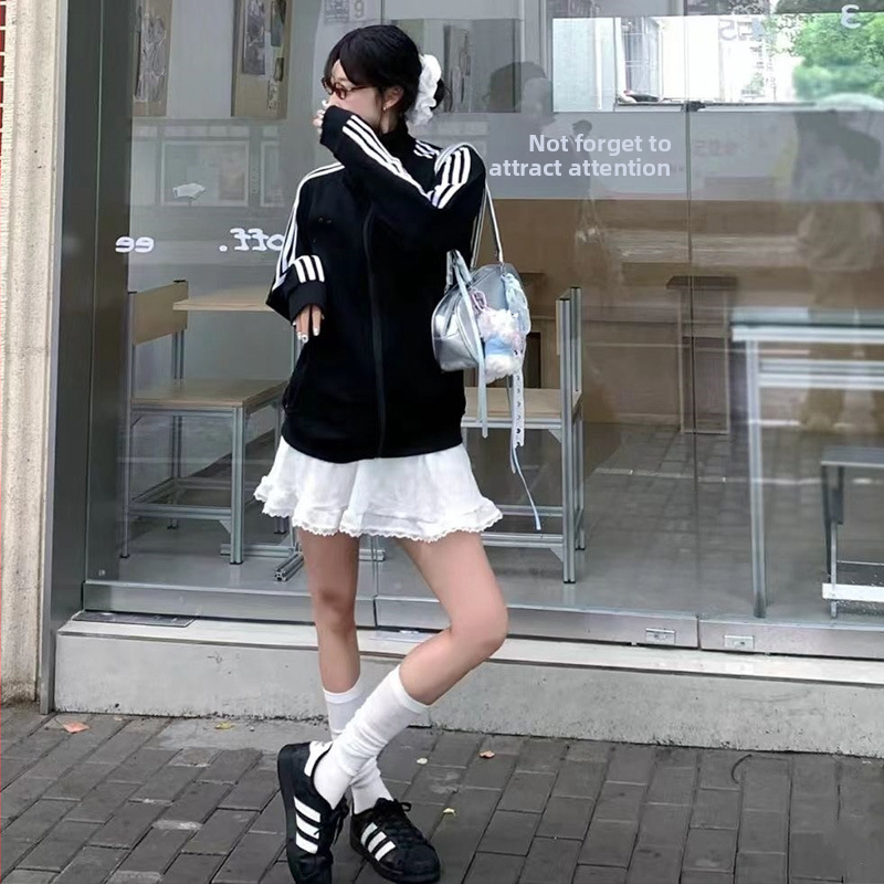 Jakna Clover s vyšívaním, unisex, stojací golier, dlhé rukávy, 91–95% polyester