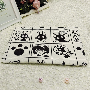 Notesztartó, kézzel készített vászonból csipkés szegéllyel — Qiu Ling; anyag: vászon; ajándék: igen; alkalmas pároknak, barátoknak, gyerekeknek, osztálytársaknak