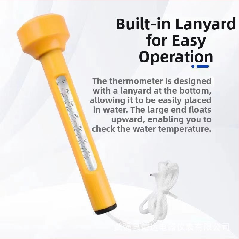 Θερμόμετρο θαλασσινού νερού με σώμα από πλαστικό/ανοξείδωτο ατσάλι και προστατευτικό κάλυμμα – πλωτό θερμόμετρο για ιχθυοκαλλιέργειες, Κωδικός Προϊόντος 150, Κορυφαία Κατηγορία