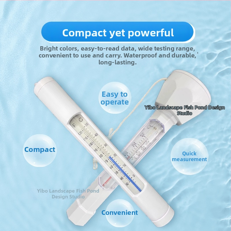 Θερμόμετρο koi λίμνης – εξωτερικό επιπλέων θερμόμετρο για λίμνες, πισίνες και κήπους