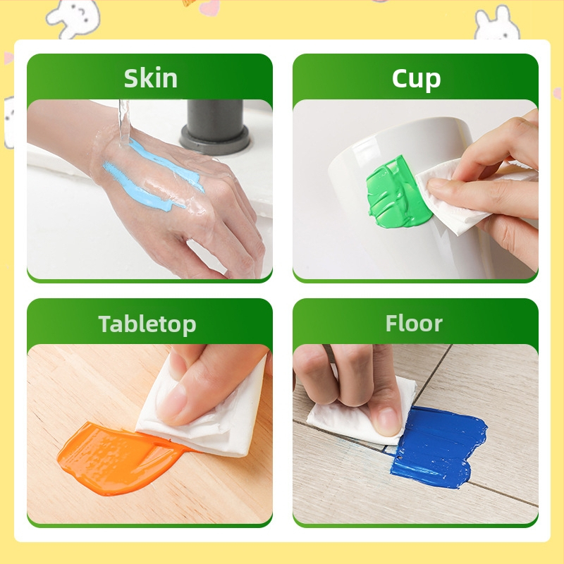 Гуаш комплект за рисуване Yijia, бутилкова опаковка, за начално училище и детска градина