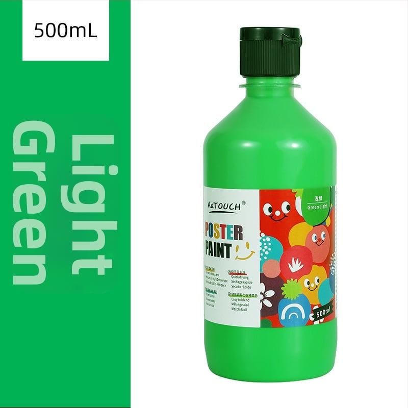 Гуаш комплект за рисуване Yijia, бутилкова опаковка, за начално училище и детска градина