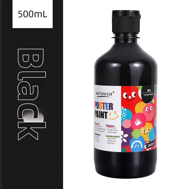 Гуаш комплект за рисуване Yijia, бутилкова опаковка, за начално училище и детска градина