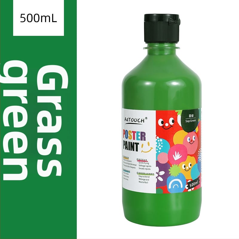 Гуаш комплект за рисуване Yijia, бутилкова опаковка, за начално училище и детска градина