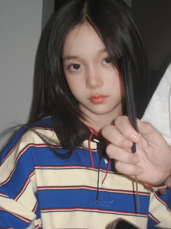 Unisex πόλο για παιδιά, πλεκτό ύφασμα, ριγέ σχέδιο, αντίθετος γιακάς, μακριά μανίκια, για άνοιξη και φθινόπωρο