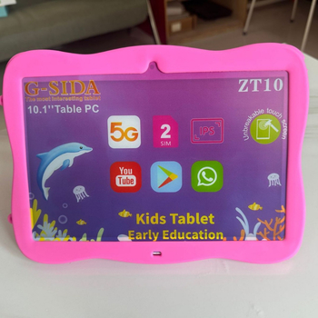 GYerekeknek szánt tablet SIM + Wi‑Fi, 4G hívási funkció; 8‑magos 1,5 GHz processzor; 500GB flash memória; 8MP kamera; GPS navigáció