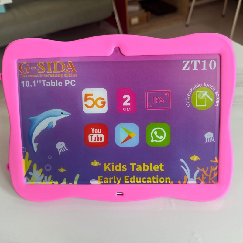 GYerekeknek szánt tablet SIM + Wi‑Fi, 4G hívási funkció; 8‑magos 1,5 GHz processzor; 500GB flash memória; 8MP kamera; GPS navigáció