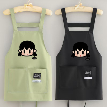 Főzőkötény, ujj nélküli, PVC, vízálló, divatos