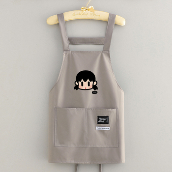 Főzőkötény, ujj nélküli, PVC, vízálló, divatos