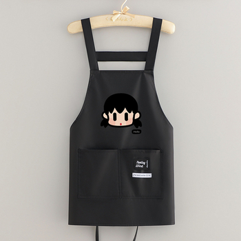 Főzőkötény, ujj nélküli, PVC, vízálló, divatos