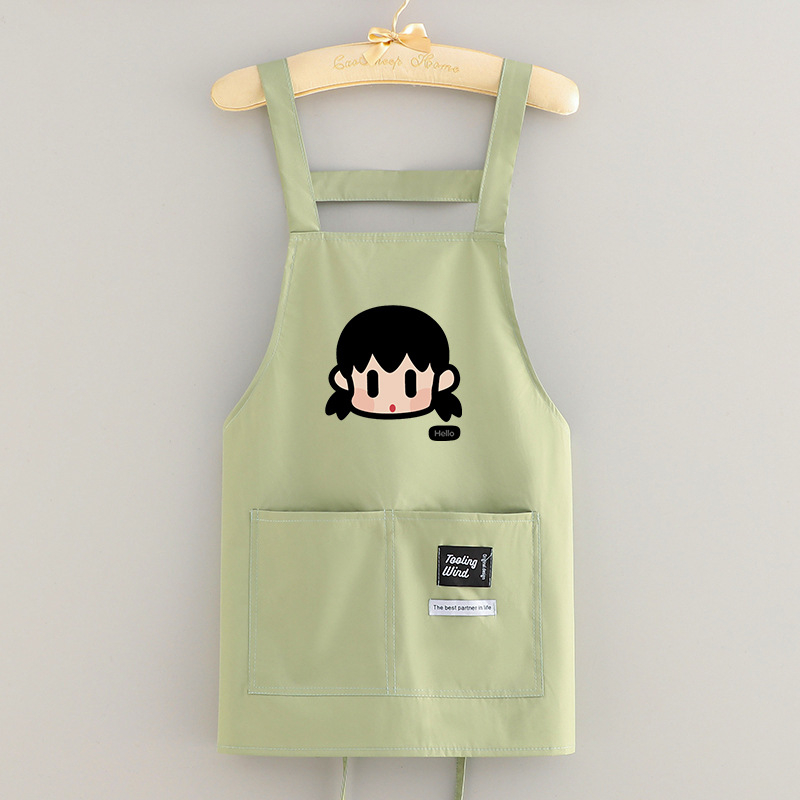 Főzőkötény, ujj nélküli, PVC, vízálló, divatos