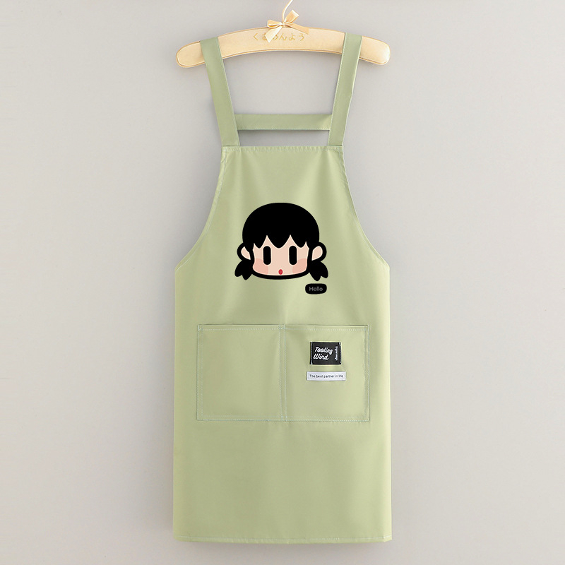 Főzőkötény, ujj nélküli, PVC, vízálló, divatos