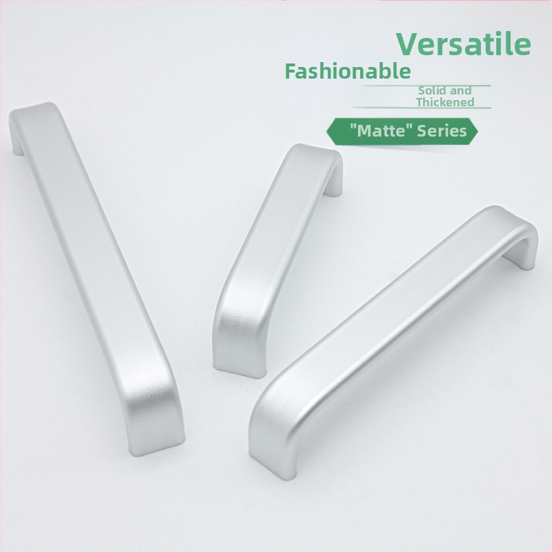 Mâner pentru mobilier din aliaj de aluminiu, design tip bară, finisaj anodizat, model 316, stil modern minimalist, montaj pe suprafață