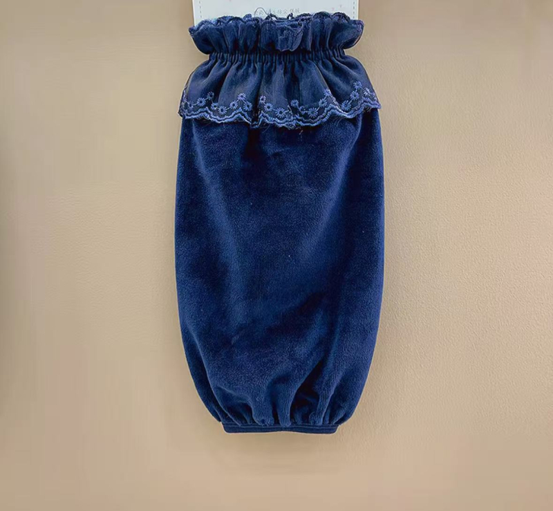 Unisex zaštitnici za rukave od baršuna jacquard za jesen-zimu, toplina, cartoon uzorak, prilagodljivi