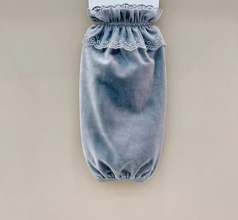 Unisex zaštitnici za rukave od baršuna jacquard za jesen-zimu, toplina, cartoon uzorak, prilagodljivi