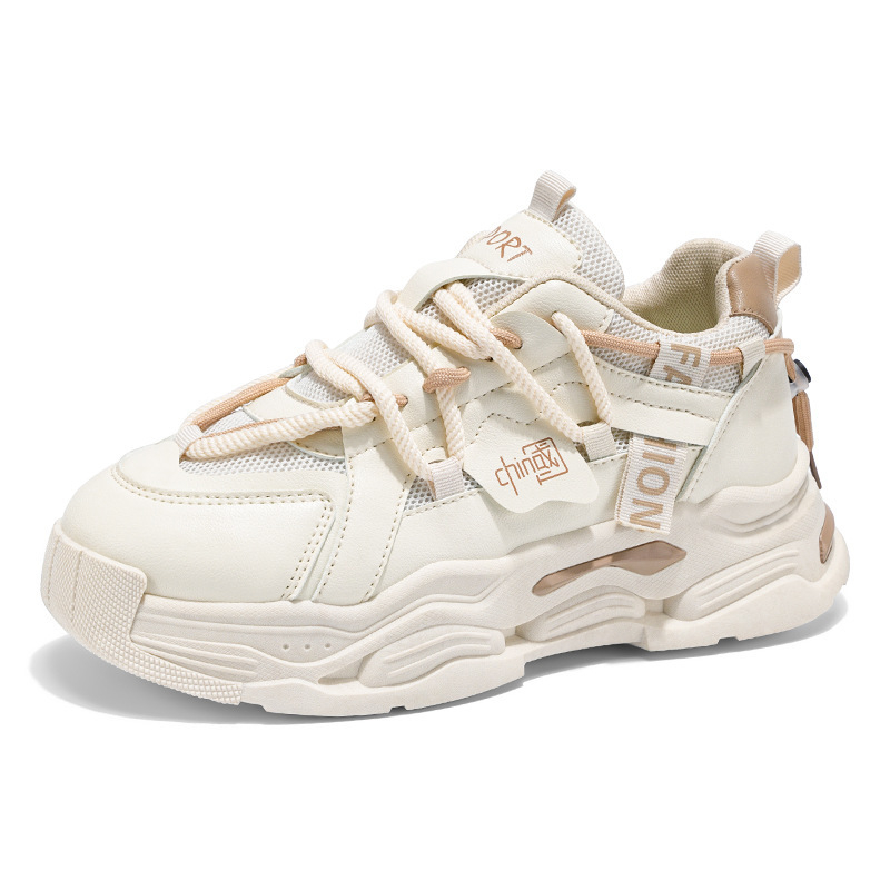 Pantofi sport casual pentru bărbați, cu partea superioară din PU+ plasă respirabilă, talpă din cauciuc antialunecare, materiale rezistente la uzură, șiret frontal, branț EVA