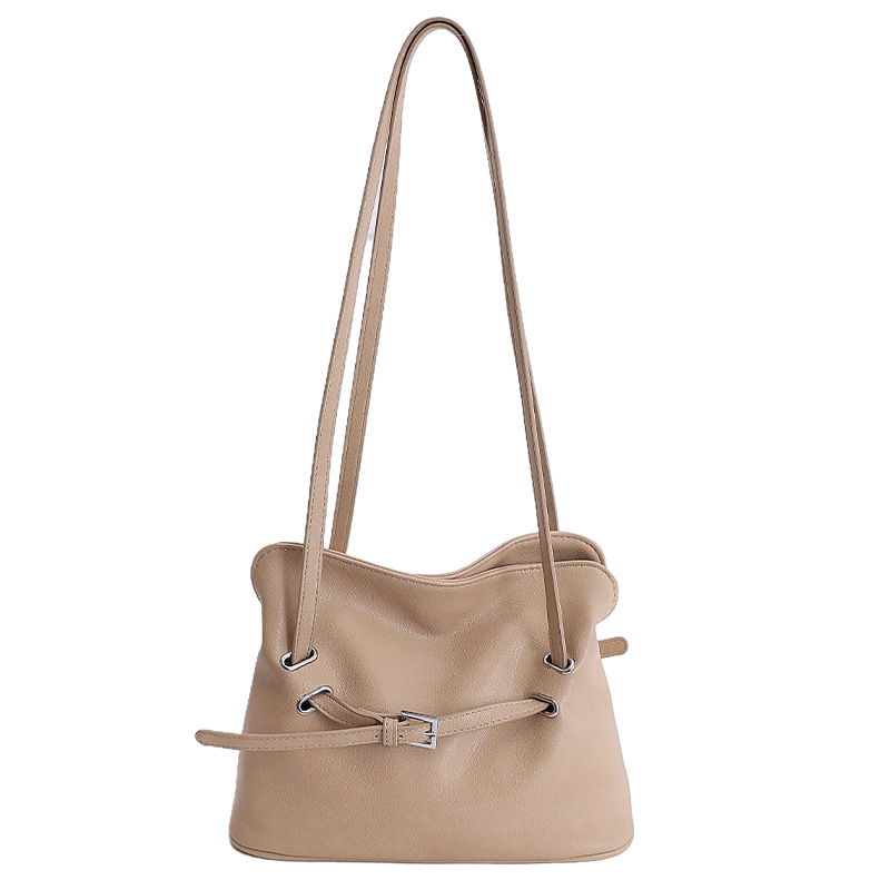 Nova tote torba s plisom u oblaku i remenom, PU koža, gradska dnevna crossbody torba