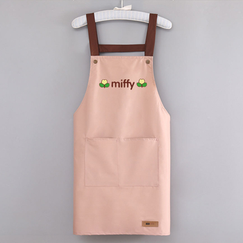 Konyhai kötény, ujjatlan, PVC, vízálló, koreai stílusú, vendéglátás céljára