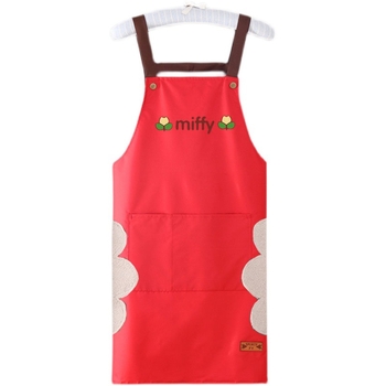 Konyhai kötény, ujjatlan, PVC, vízálló, koreai stílusú, vendéglátás céljára