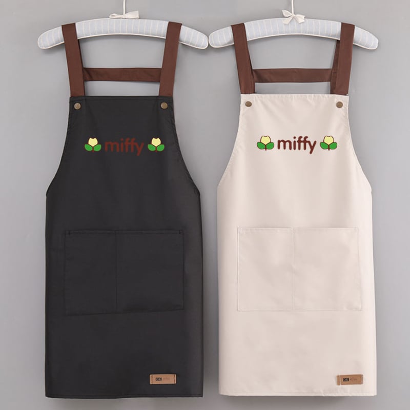 Konyhai kötény, ujjatlan, PVC, vízálló, koreai stílusú, vendéglátás céljára