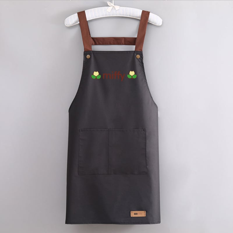 Konyhai kötény, ujjatlan, PVC, vízálló, koreai stílusú, vendéglátás céljára