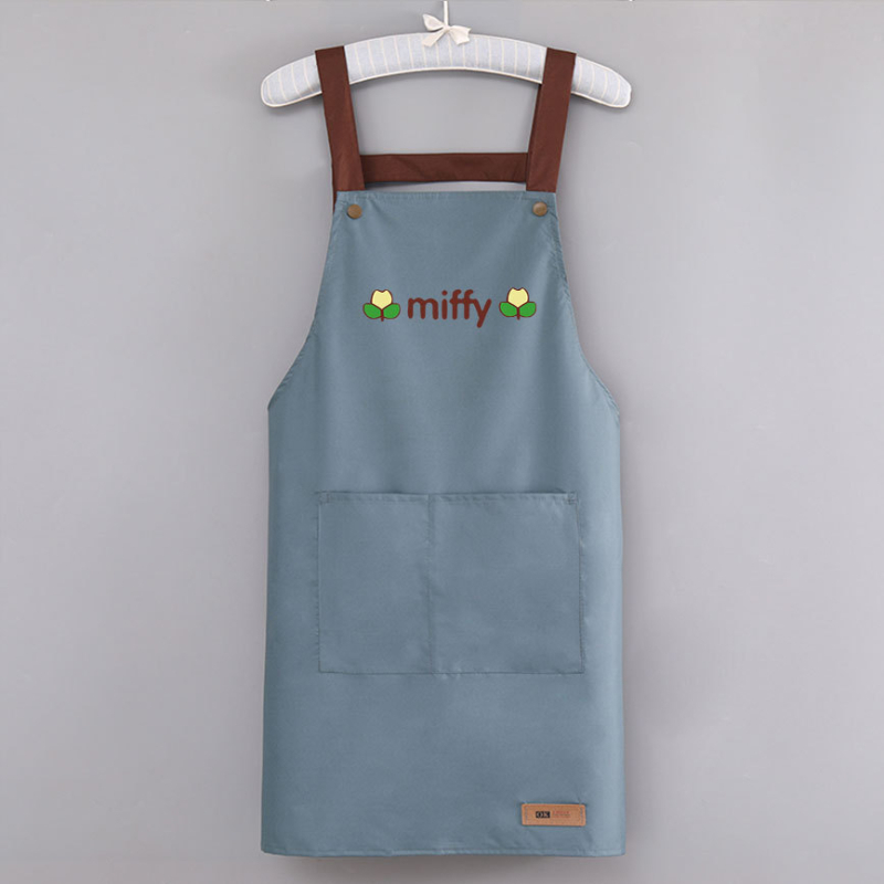 Konyhai kötény, ujjatlan, PVC, vízálló, koreai stílusú, vendéglátás céljára