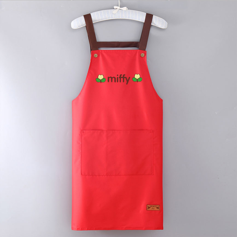 Konyhai kötény, ujjatlan, PVC, vízálló, koreai stílusú, vendéglátás céljára