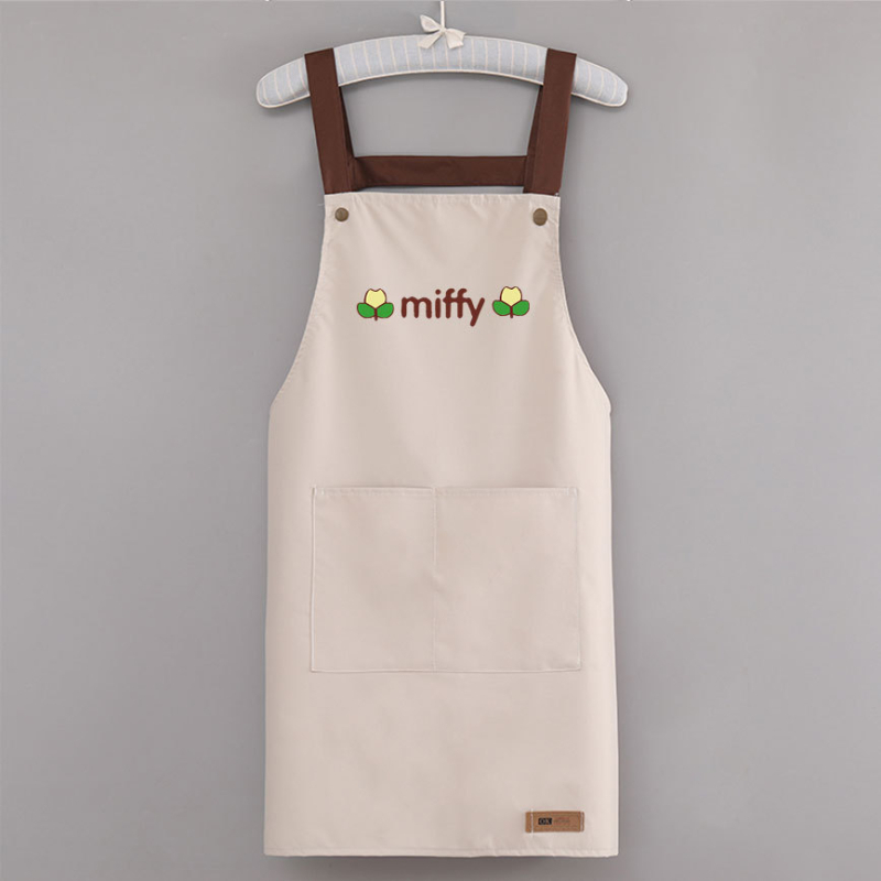 Konyhai kötény, ujjatlan, PVC, vízálló, koreai stílusú, vendéglátás céljára