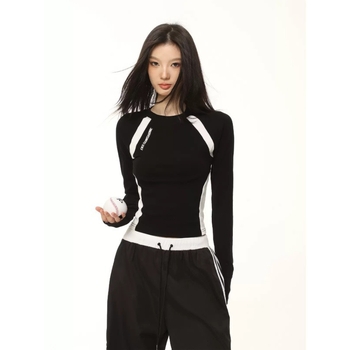 Unisex fitness majica s raglan rukavima, uski kroj, prozračna tkanina od Vinylon vlakna