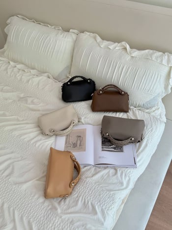 Τσαντάκι crossbody με μοτίβο lychee, μινιμαλιστικό πολυτελές, PU, οριζόντιο ορθογώνιο σχήμα, άνοιγμα με φερμουάρ, εσωτερικές θήκες με φερμουάρ και διαμερίσματα, επένδυση από δέρμα βοοειδών