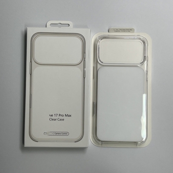 Priehľadný PC kryt pre Apple iPhone 17 Pro / 17 Pro Max s ovládaním tlačidiel, lesklý povrch