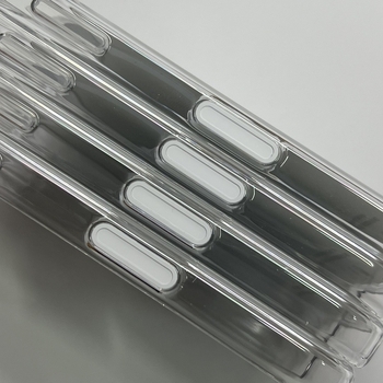 Priehľadný PC kryt pre Apple iPhone 17 Pro / 17 Pro Max s ovládaním tlačidiel, lesklý povrch