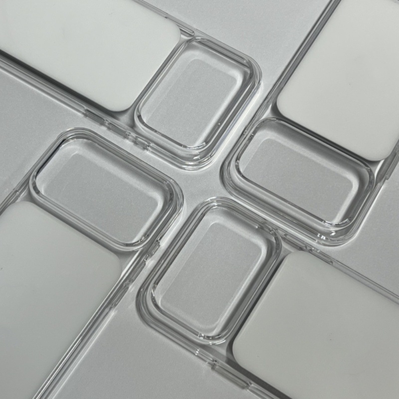 Priehľadný PC kryt pre Apple iPhone 17 Pro / 17 Pro Max s ovládaním tlačidiel, lesklý povrch