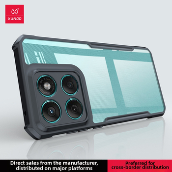 Xundd púzdro pre Motorola Edge60 Fusion, PC+TPU, minimalistický štýl, proti nárazom, odvádzanie tepla, odolný proti opotrebeniu, ochrana proti pádu, kompatibilné s Edge60 Fusion