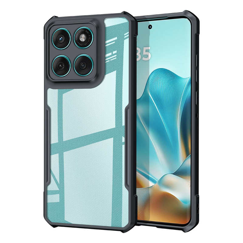 Xundd púzdro pre Motorola Edge60 Fusion, PC+TPU, minimalistický štýl, proti nárazom, odvádzanie tepla, odolný proti opotrebeniu, ochrana proti pádu, kompatibilné s Edge60 Fusion