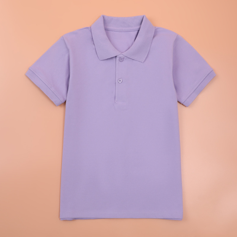 Unisex polo majica od pamuka, koledž stil, jednobojna, ljeto 2025