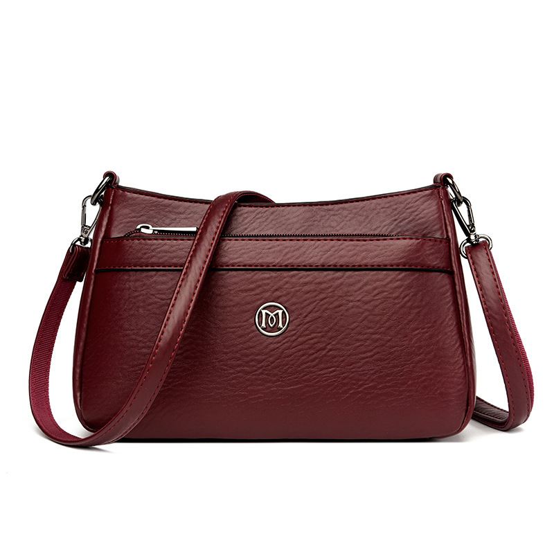 Ženska PU crossbody torba, gradski minimalistički stil, mala kvadratna torba, podstava od najlona, svakodnevna upotreba