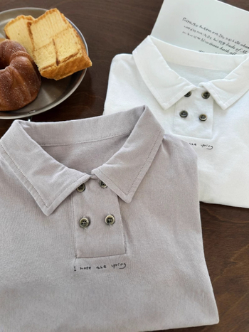 Детска поло риза, корейски стил, трикотажна материя, за деца на възраст 3–8 години, пролет 2025