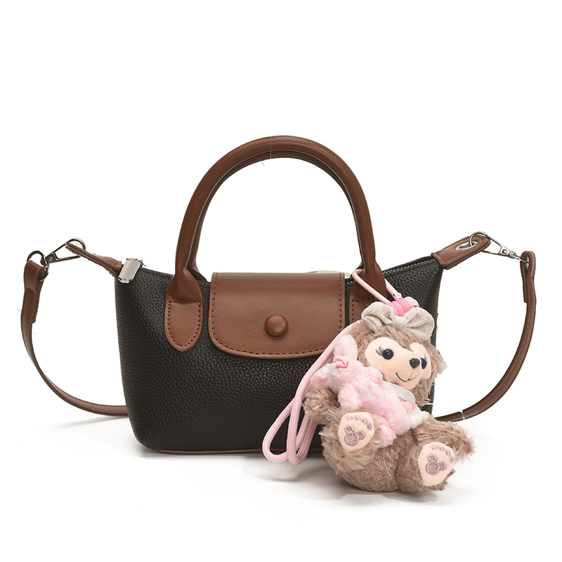 Crossbody torba, gradski minimalistički stil, PU koža, dumpling-tip oblik, otvaranje s poklopcem, poliester podstava