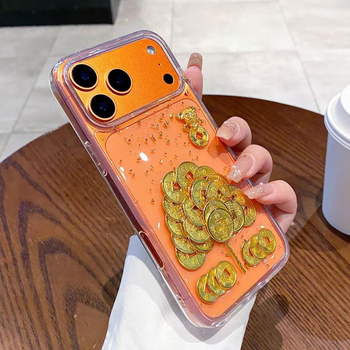 Carcasă de telefon 2-în-1, stil simplu și elegant (Material: PC + TPU; Meșteșug: accesorii cu oglindă epoxidică; Funcție: anti-cădere; Personalizare: susținută)